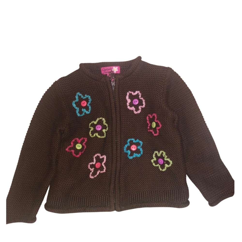 3/&25 Like new Chelseas Corner Brown knit cardigan